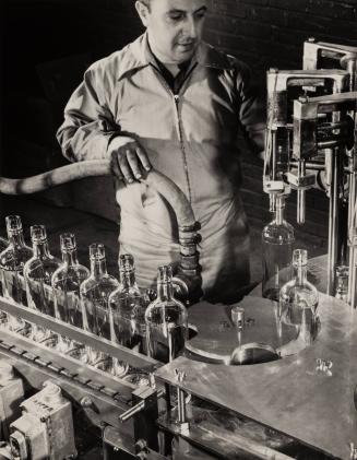 Worker at a Bottling Facility