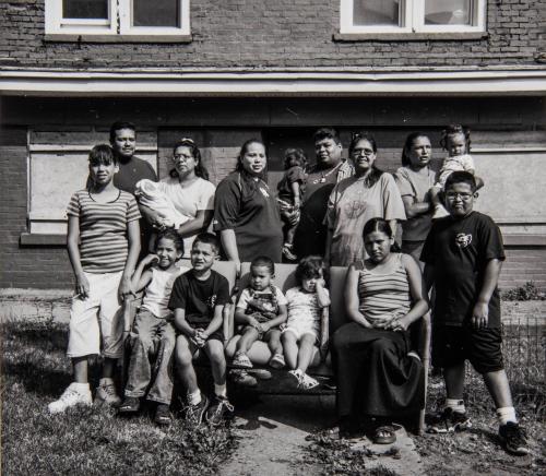 April Waterman & Family (Native Americans), Buffalo, NY, 2002