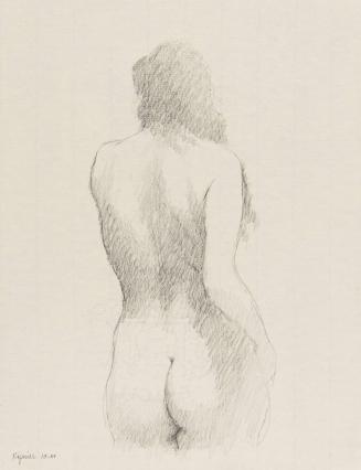 untitled [nude, standing, back], 10-01