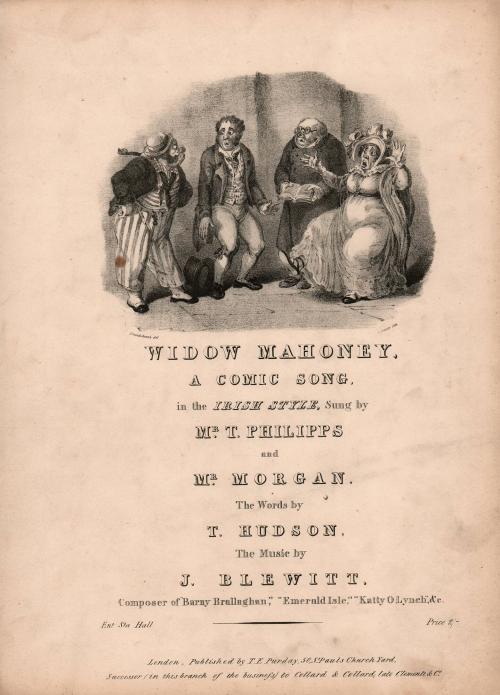 Widow Mahoney, A Comic Song