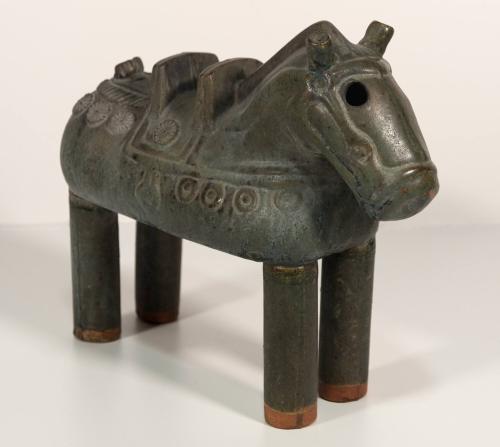 [Pottery horse]