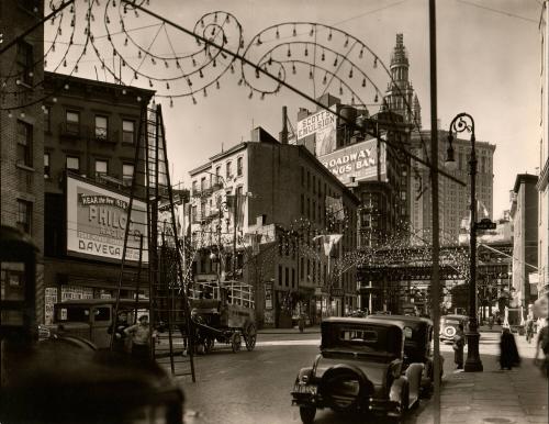 Oakland and New Chambers Streets, Manhattan, Feast of St. Vincent, October 27, 1935