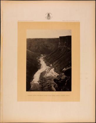 Grand Canyon, Colorado River, Near Paria Creek, Looking West, 1872