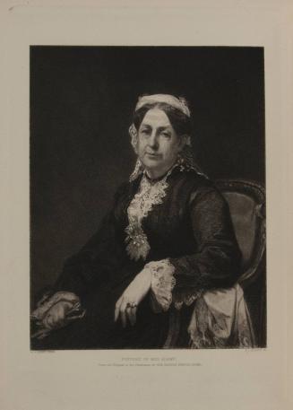 Portrait of Mrs. Adams, from the Original in the Possession of Hon. Charles Francis Adams (after painting by Wm. Morris Hunt)