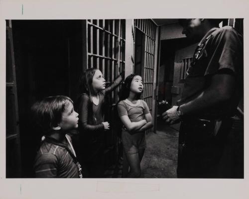 New York City, 9th Police Precinct: Children living on block with station house ask if they may visit the building.  Police consider this good public Relations