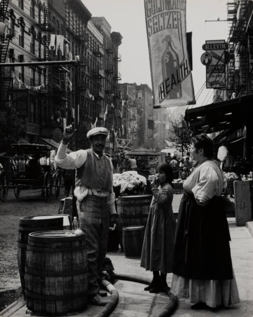 Extras on the Set of "Ragtime," 11th St. Filming, New York City, 1980