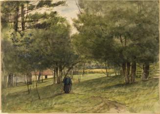 Old Woman on Country Path