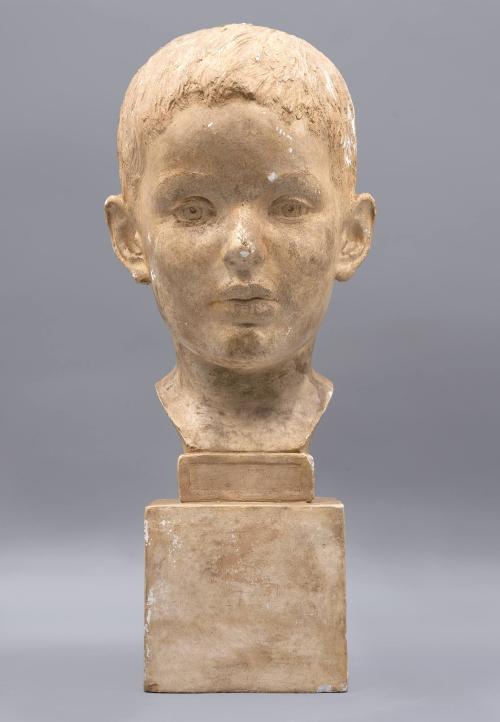 [Bust of young boy]