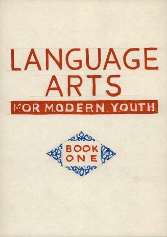(37) untitled [book cover design –Language Arts For Modern Youth, Book One]