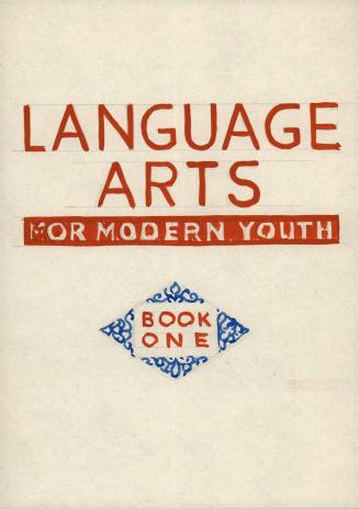 (37) untitled [book cover design –Language Arts For Modern Youth, Book One]