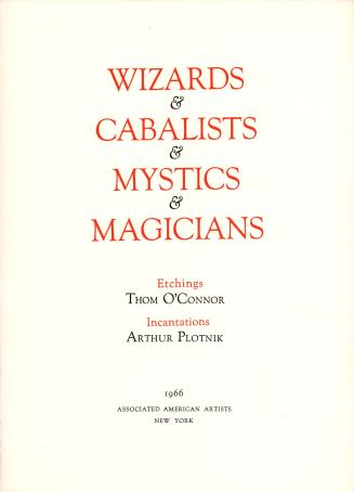 Title page, Wizards & Cabalists & Mystics & Magicians