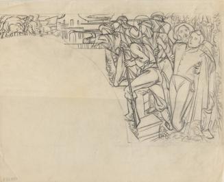 Mural Sketch, soldiers