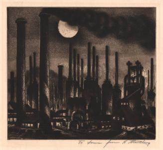 Smoke Stacks in the Moonlight