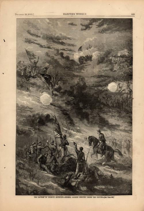 The Capture of Lookout Mountain - General Hooker...