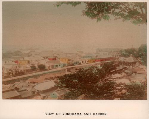 View of Yokohama and harbor