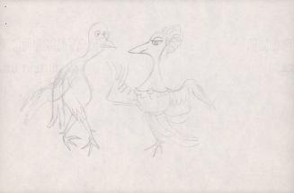 (160/3) “Strictly for the Birds”, untitled [sketch, 2 birds]