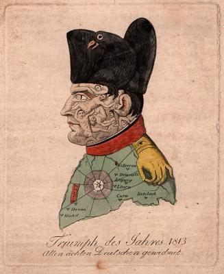 Triumph des Jahres 1813 Allen Achten Deutschen Gewidmet (after I.F. Bolt engraving);