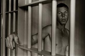 Charlie Lowe in his cell at Ellis Unit. His father was an inmate in another unit 