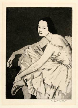 [Ballet dancer resting]