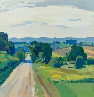 [Green landscape with road]