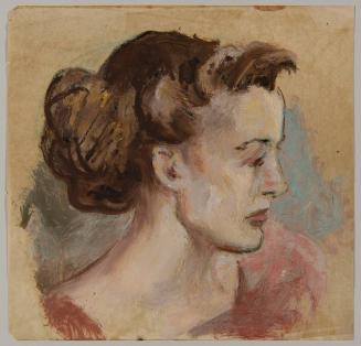 Untitled [portrait of a woman in pink]