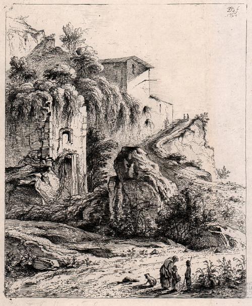 [Stone Building with Trees]