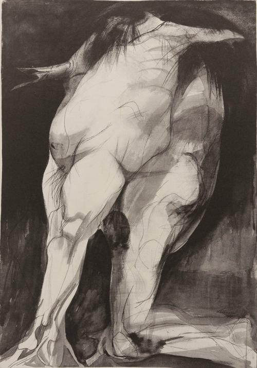 The bleeding, speaking figure