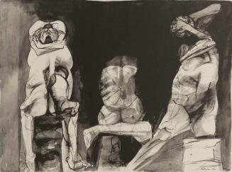 Three tormented shades