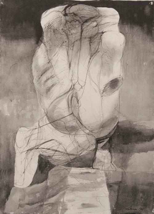 Single mutilated figure