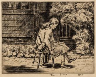 (1995.0318a): [Girl Reading]