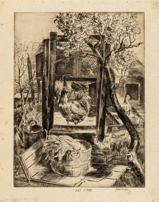 (1995.0319a): Rooster and Basket