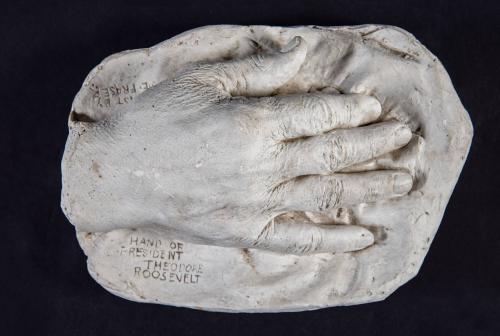 [Life-cast, right hand of Theodore Roosevelt]