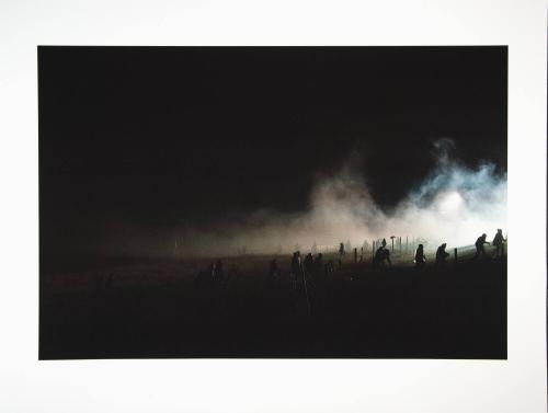 Running From Tear Gas, Rubber Bullets, Water Cannons, etc. Nov. 20, 2016