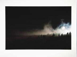 Running From Tear Gas, Rubber Bullets, Water Cannons, etc. Nov. 20, 2016