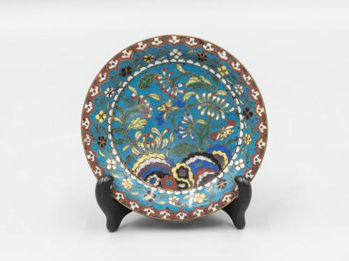 [Cloisonne dish]