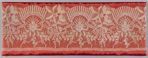 Border, Point de Gaze, rosepoint needlepoint lace