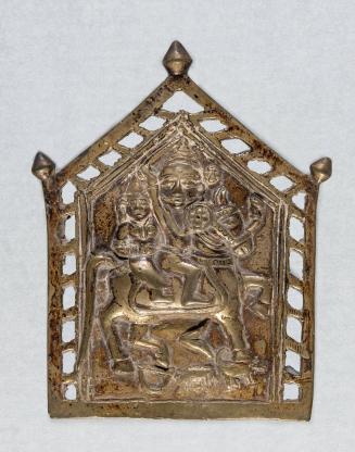 [Wall plaque (Shiva & Parvati)]
