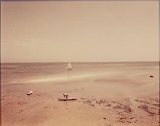 [Sandy beach and boats]