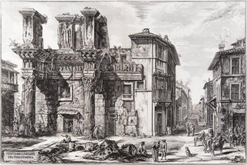 Veduta degli avanzi del Foro di Nerva