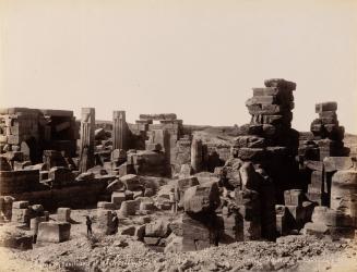 Sanctuary of granite, seen from North West, Karnak, Egypt