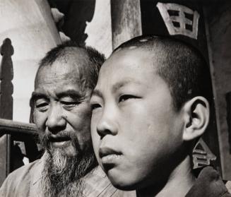 Chief Monk and Novice of a Buddhist Temple, Yunnan Province, China