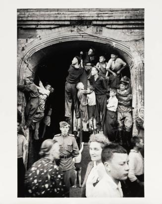Watching the Parade of German POWs, Moscow