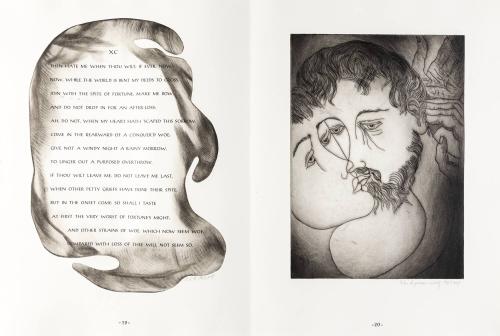 Images to Shakespeare's Sonnets XC