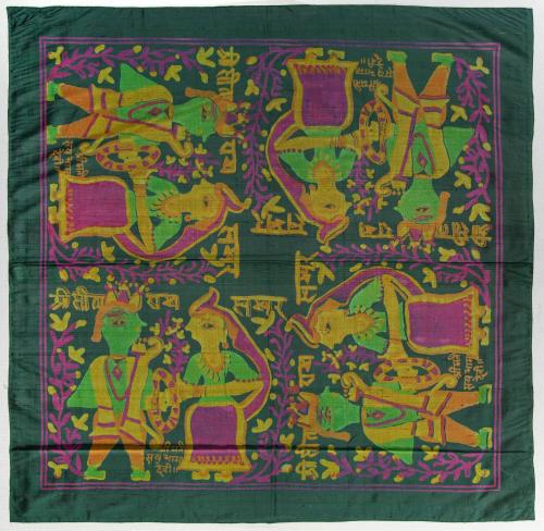 [Dupioni silk scarf]