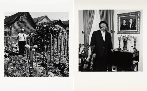 Joe in Garden with Hat, Buffalo, NY