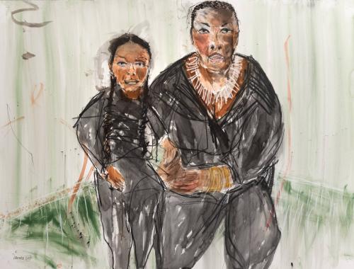 Portrait of Nona Faustine and Queen