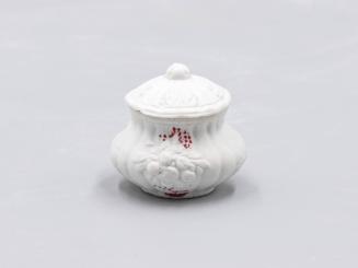 [Parian lidded toy sugar bowl]