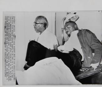 Dick Gregory Shot in Los Angeles Rioting