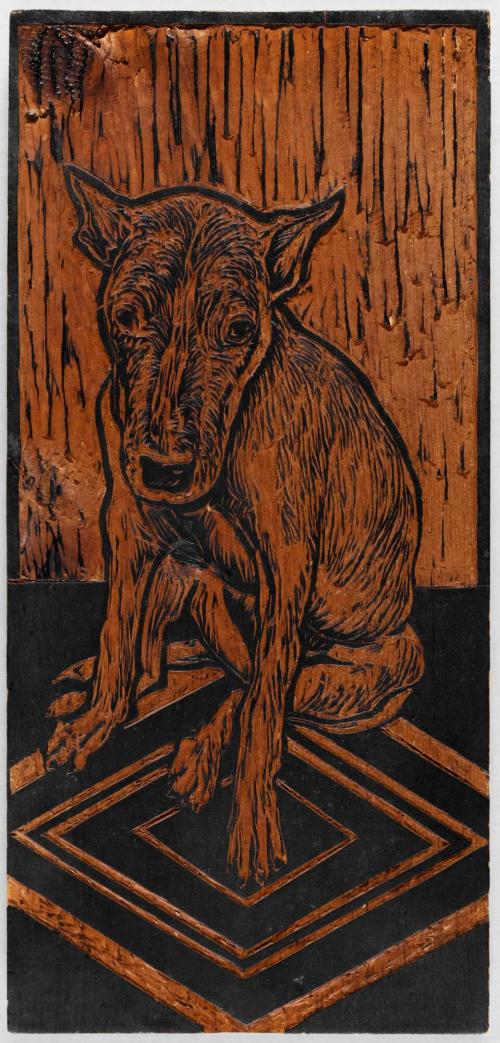 [Woodblock for Dog]