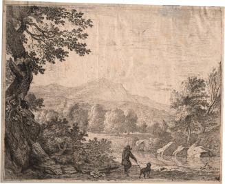 [Landscape with Man and Dog]